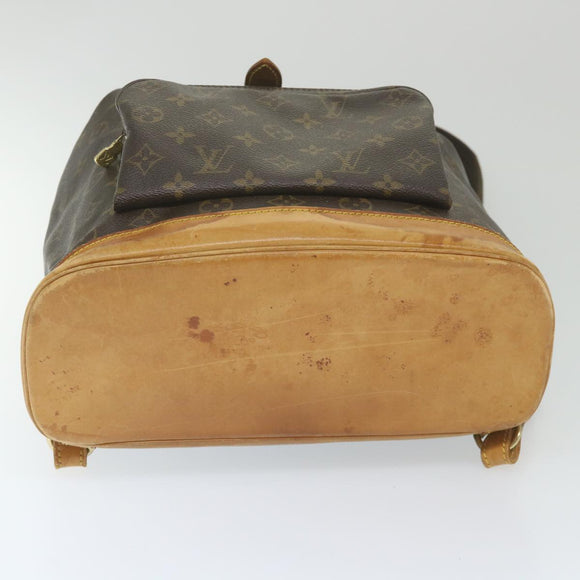 LOUIS VUITTON Monogram Montsouris GM Backpack M51135 LV Auth bh132