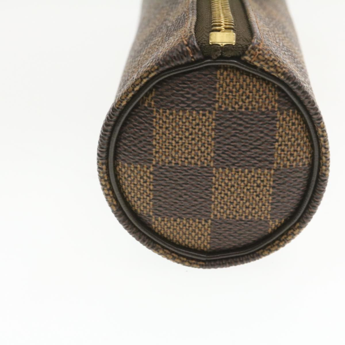 LOUIS VUITTON Damier Ebene Golf Cup 1998 Pouch LV Auth am199b