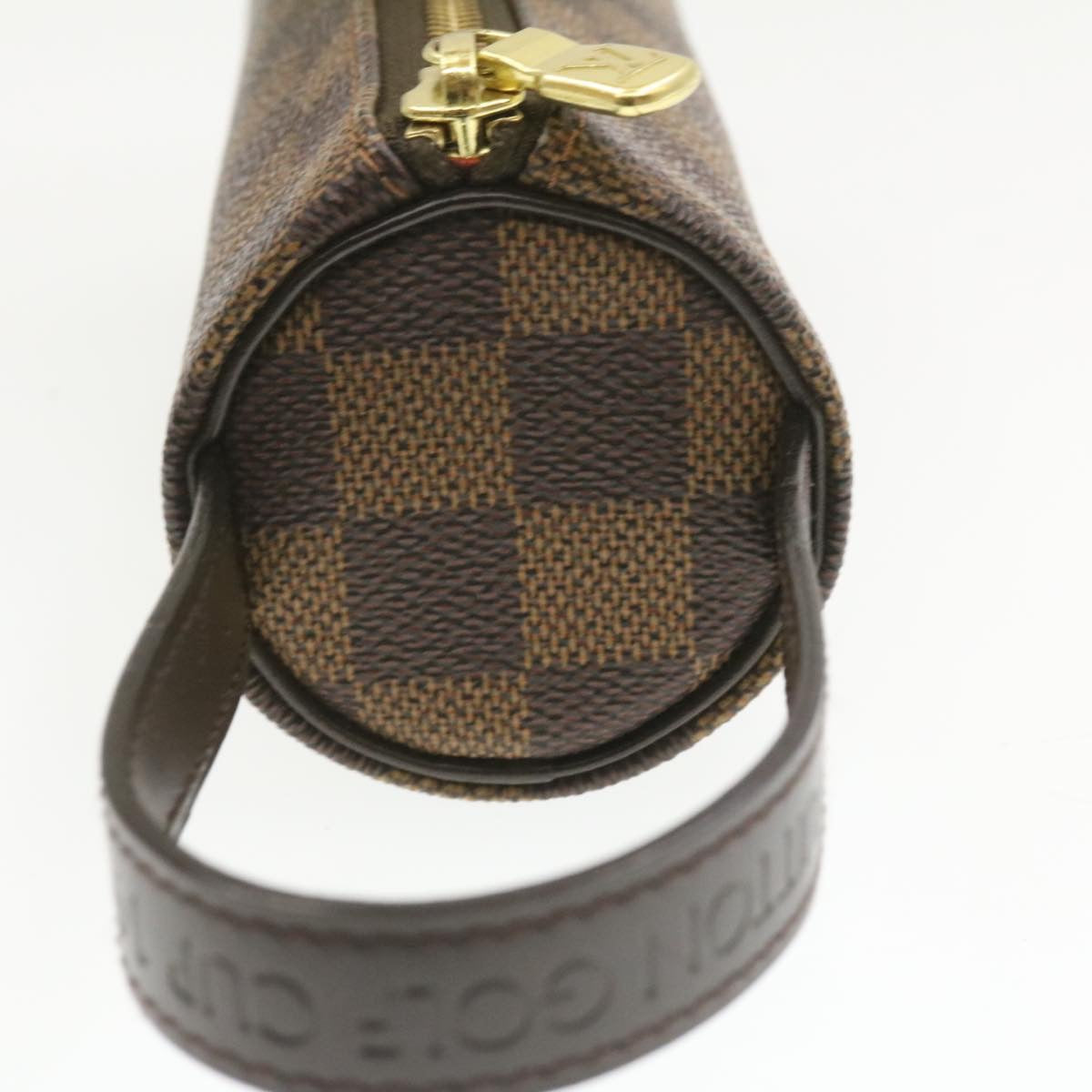 LOUIS VUITTON Damier Ebene Golf Cup 1998 Pouch LV Auth am199b