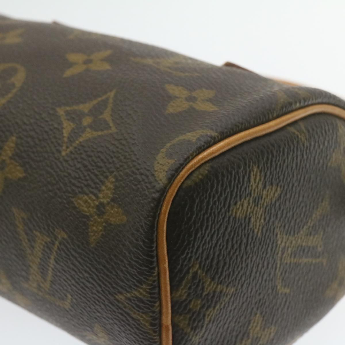 LOUIS VUITTON Monogram Mini Speedy Hand Bag M41534 LV Auth am306b