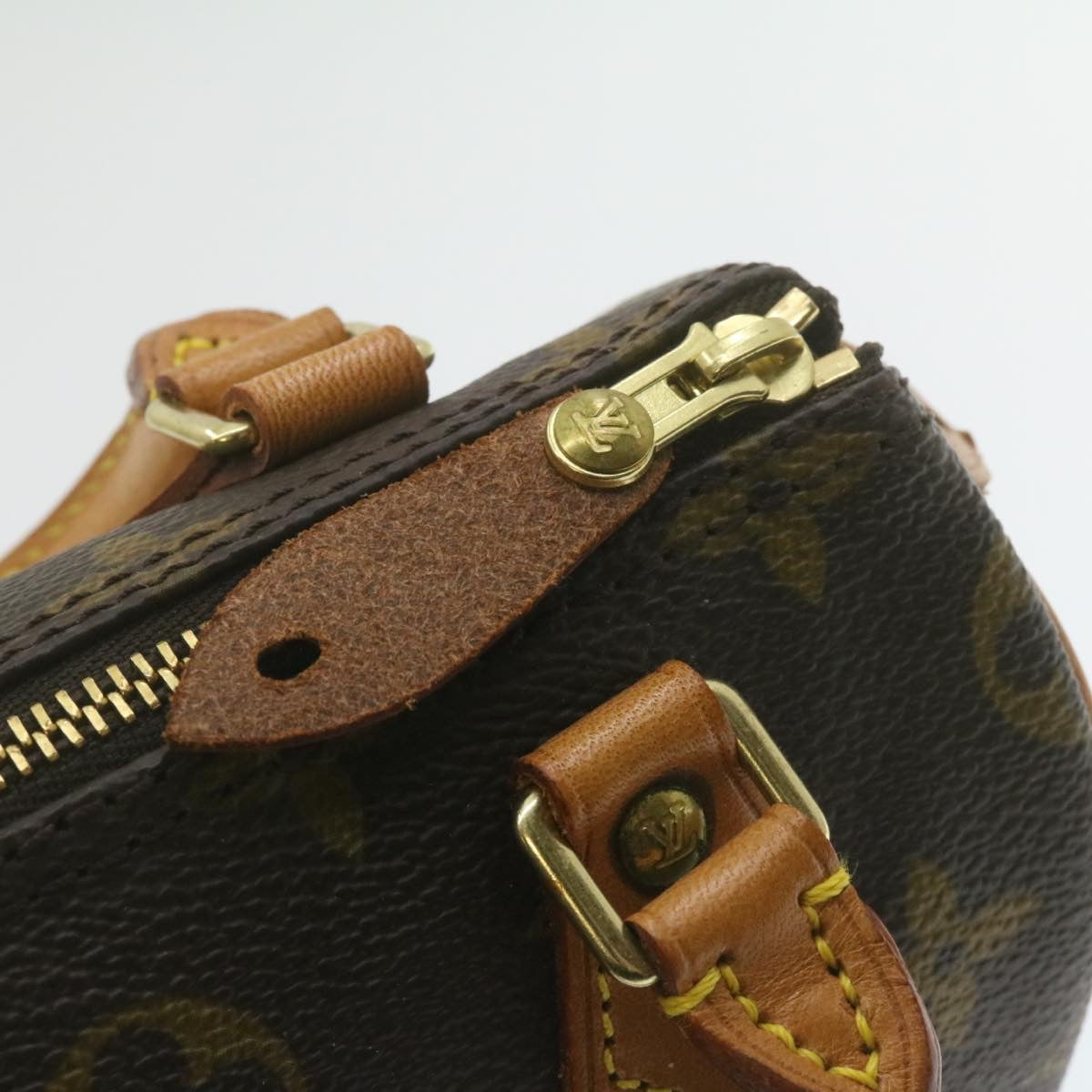 LOUIS VUITTON Monogram Mini Speedy Hand Bag M41534 LV Auth am306b