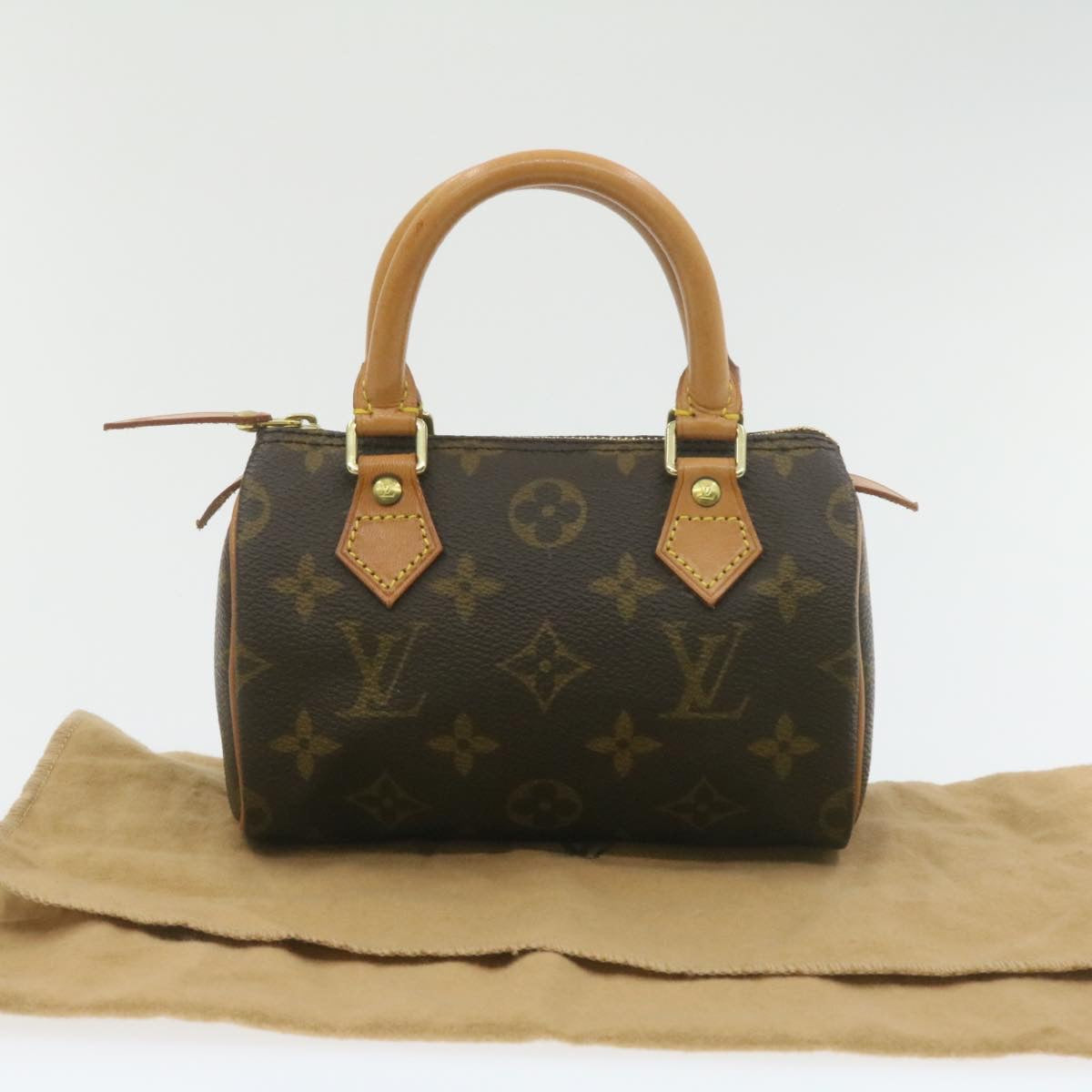 LOUIS VUITTON Monogram Mini Speedy Hand Bag M41534 LV Auth am306b