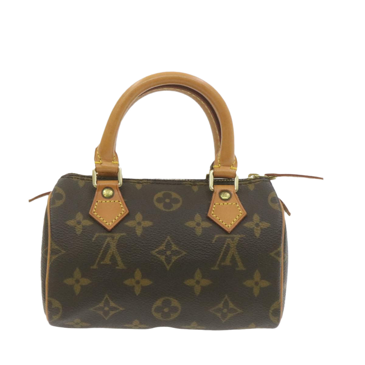 LOUIS VUITTON Monogram Mini Speedy Hand Bag M41534 LV Auth am306b