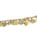 LOUIS VUITTON Porte Cles Chainne Pastille Bag Charm Gold M65386 LV Auth am322b-3