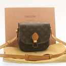 LOUIS VUITTON Monogram Saint Cloud PM Shoulder Bag M51244 LV Auth am343bA-22