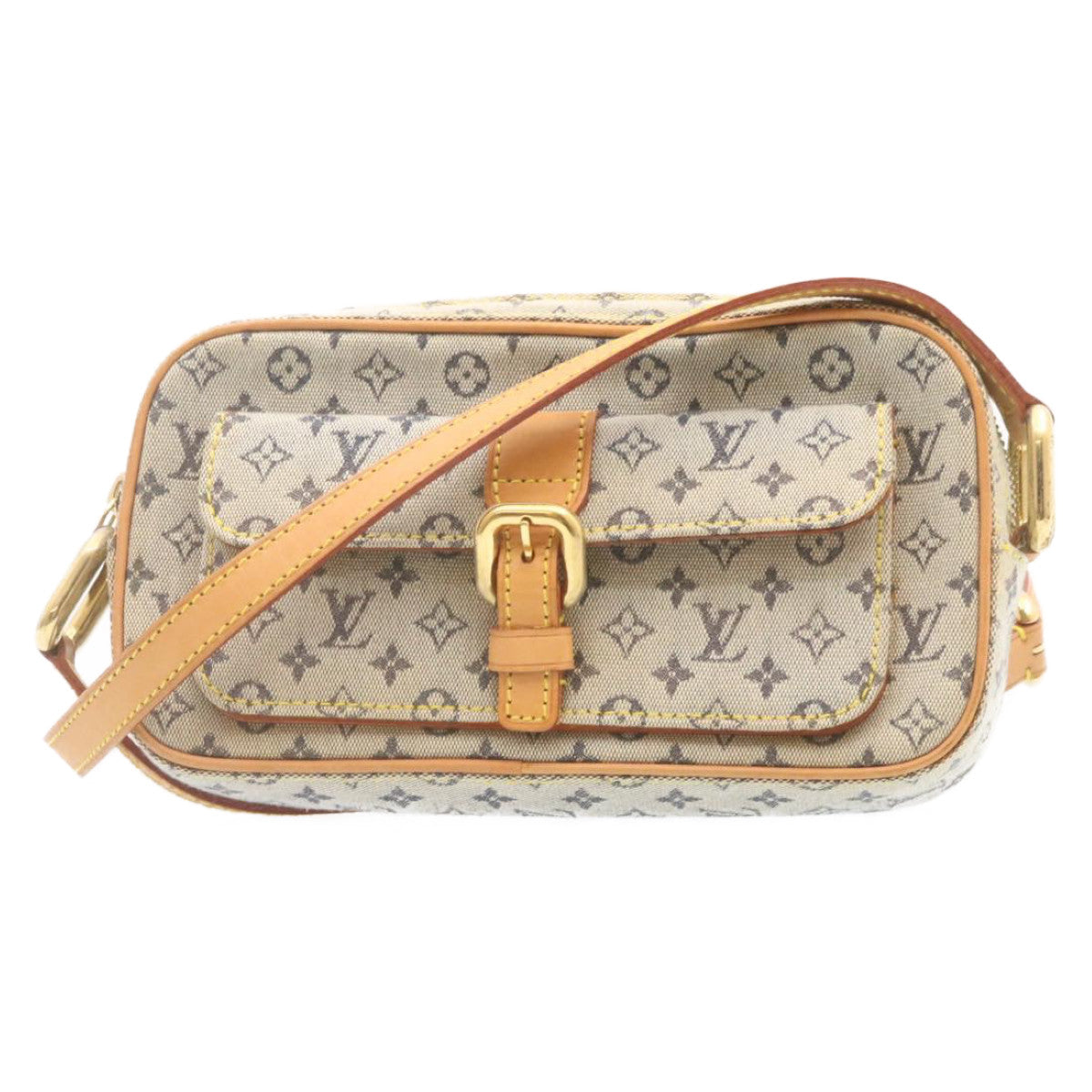 LOUIS VUITTON Monogram Mini Juliet MM Shoulder Bag Blue M92004 LV Auth am358b