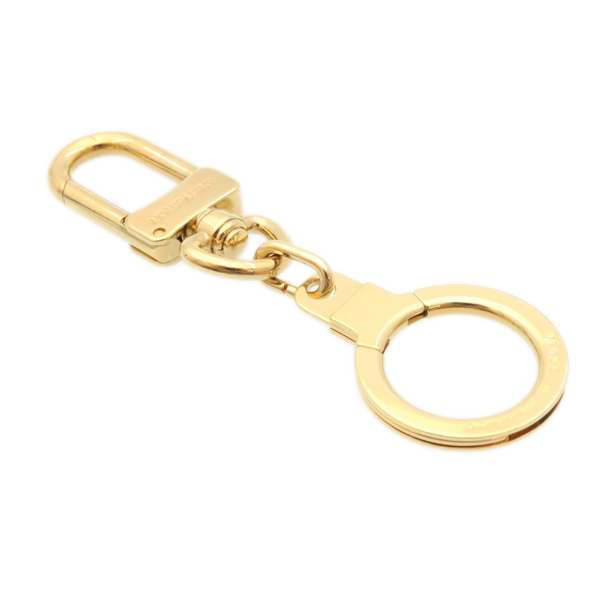 LOUIS VUITTON Anneau Cles Key Ring Gold Tone M62694 LV Auth am436b