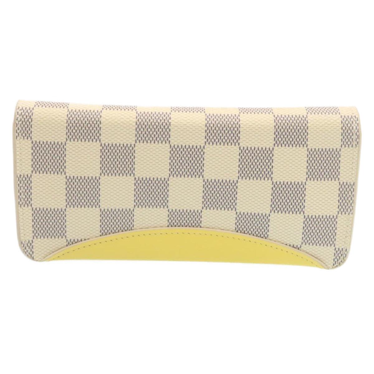 LOUIS VUITTON Damier Azur Etui Lunette Woody Glasses Case GI0388 LV Auth am450b - 0