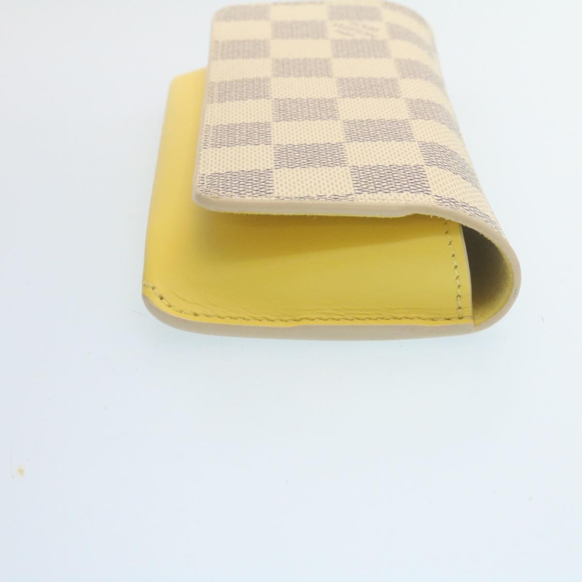 LOUIS VUITTON Damier Azur Etui Lunette Woody Glasses Case GI0388 LV Auth am450b