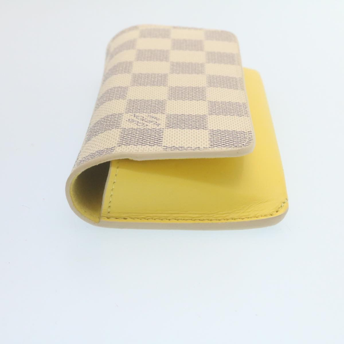 LOUIS VUITTON Damier Azur Etui Lunette Woody Glasses Case GI0388 LV Auth am450b