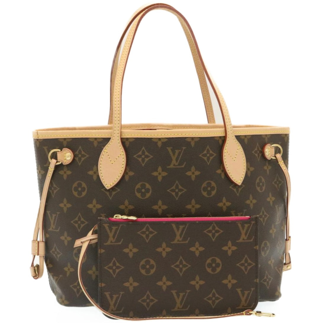 LOUIS VUITTON Monogram Neverfull PM Tote Bag M40155 LV Auth am452bA