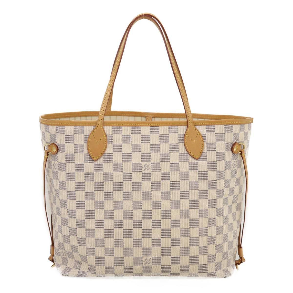 LOUIS VUITTON Damier Azur Neverfull MM Tote Bag N41605 LV Auth am472b - 0