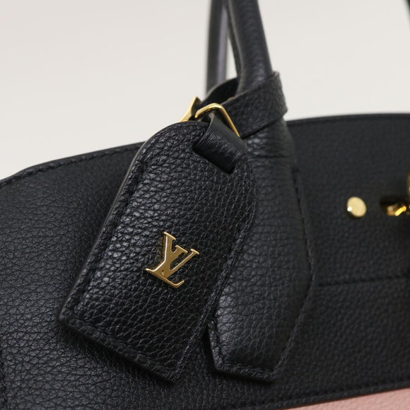 LOUIS VUITTON City Steamer MM Hand Bag Leather 2way Pink M53019 LV Auth am479b