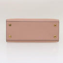 LOUIS VUITTON City Steamer MM Hand Bag Leather 2way Pink M53019 LV Auth am479b-5