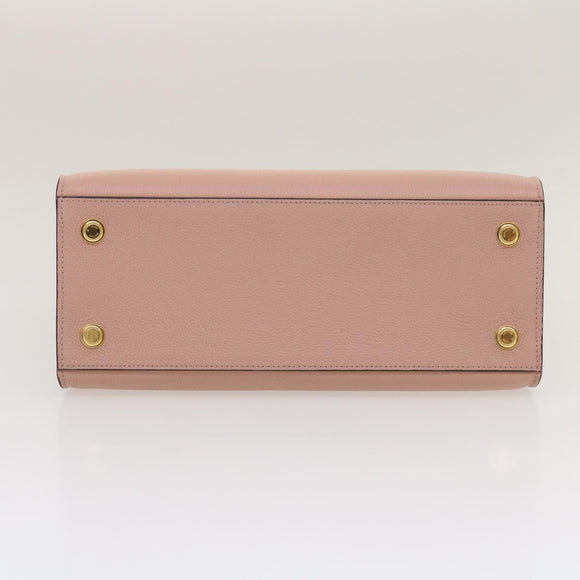 LOUIS VUITTON City Steamer MM Hand Bag Leather 2way Pink M53019 LV Auth am479b