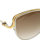 CARTIER Sunglasses Brown ESW00045 Auth am501b-8