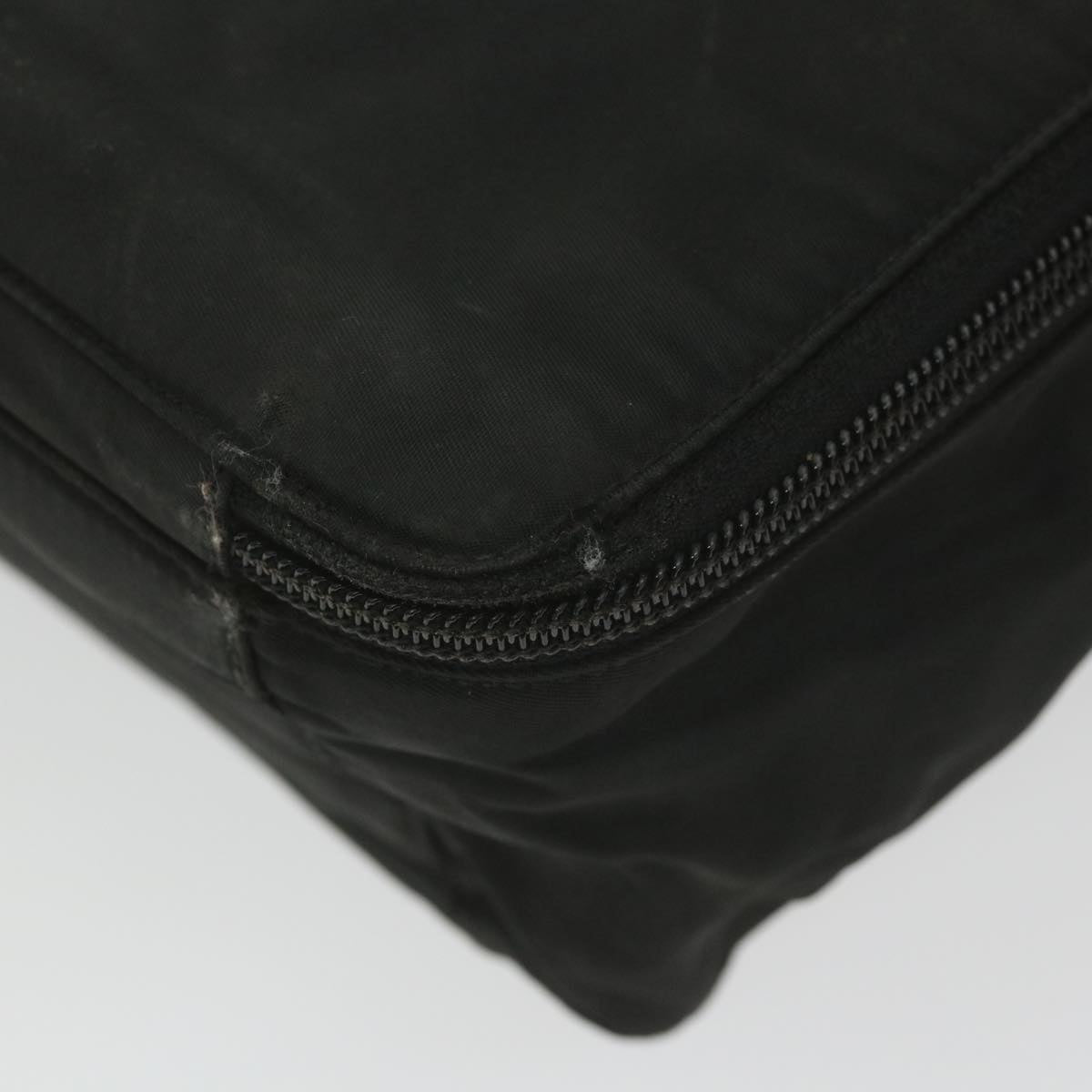 PRADA Hand Bag Nylon Black Auth bs10000