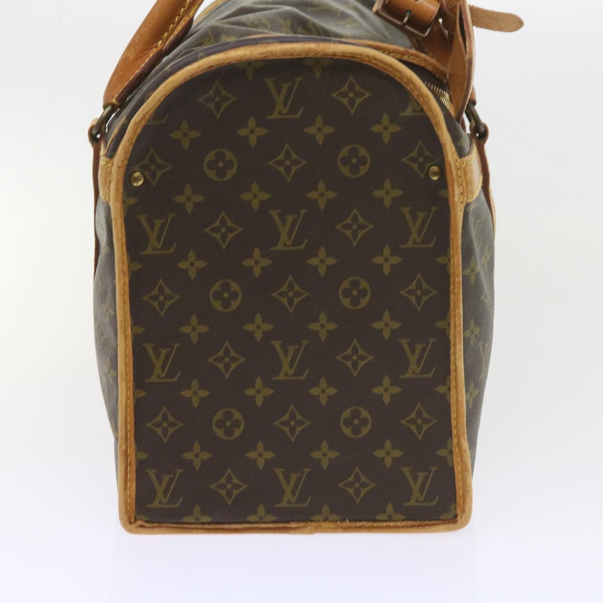 LOUIS VUITTON Monogram Sac Shan 40 Pet Carry M42024 LV Auth bs10022