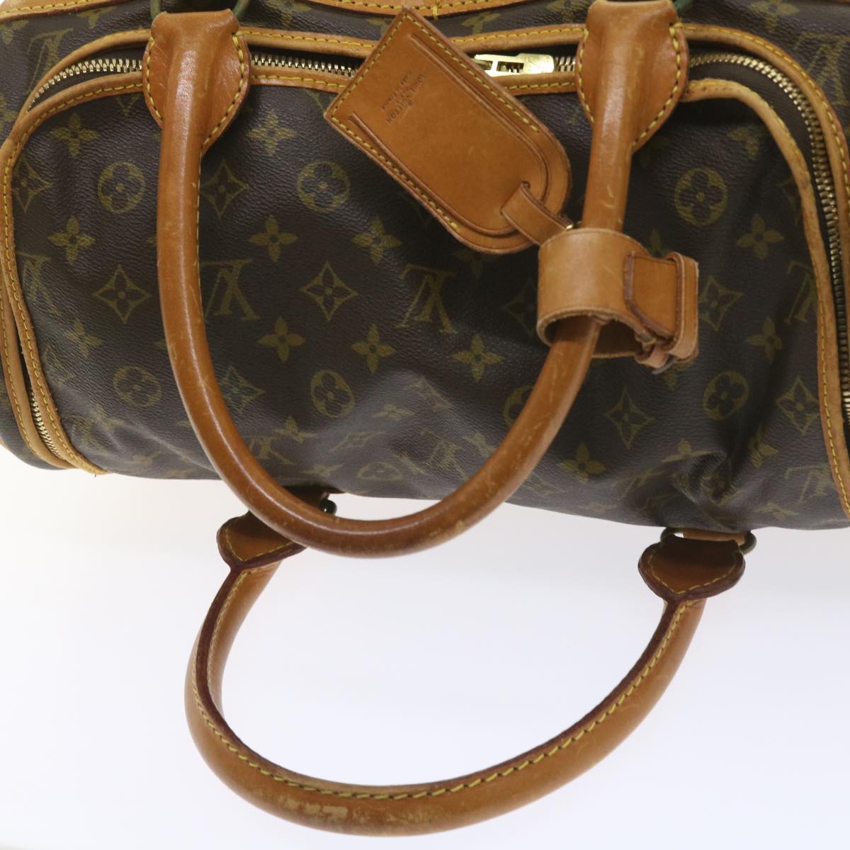 LOUIS VUITTON Monogram Sac Shan 40 Pet Carry M42024 LV Auth bs10022