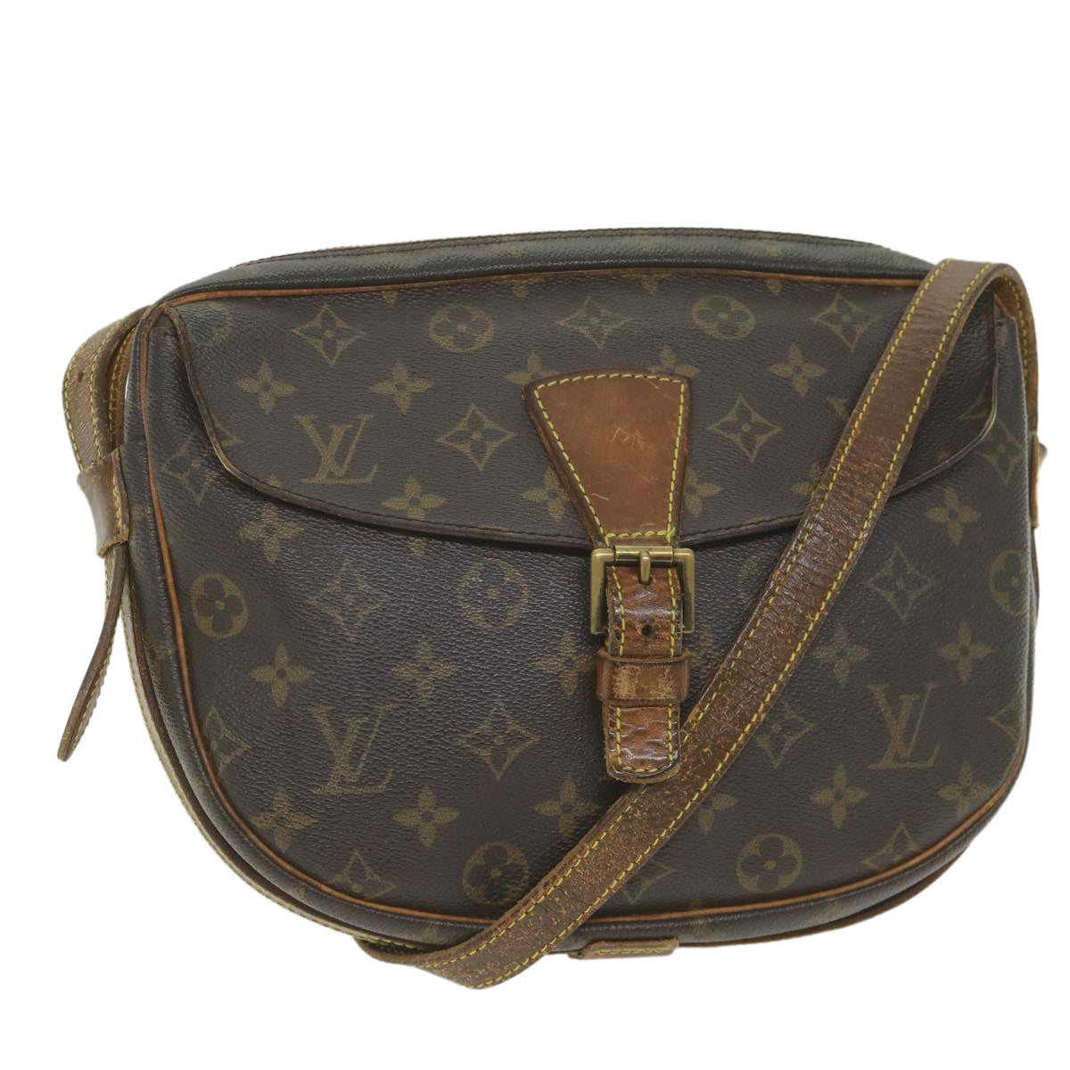 LOUIS VUITTON Monogram Jeune Fille GM Shoulder Bag M51225 LV Auth bs10023