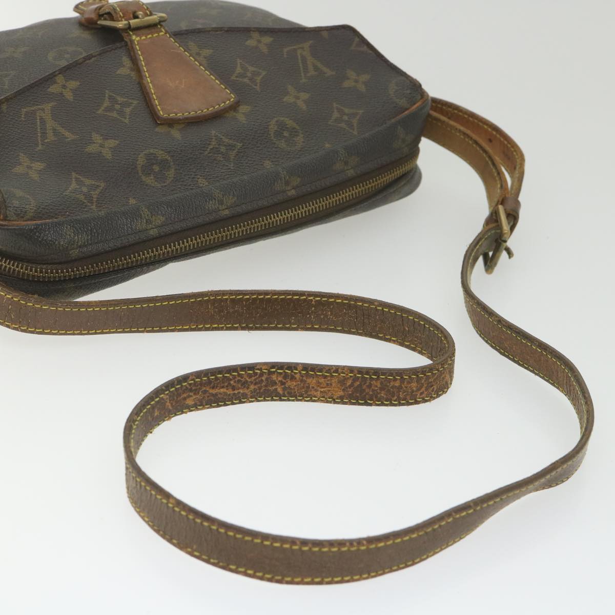 LOUIS VUITTON Monogram Jeune Fille GM Shoulder Bag M51225 LV Auth bs10023