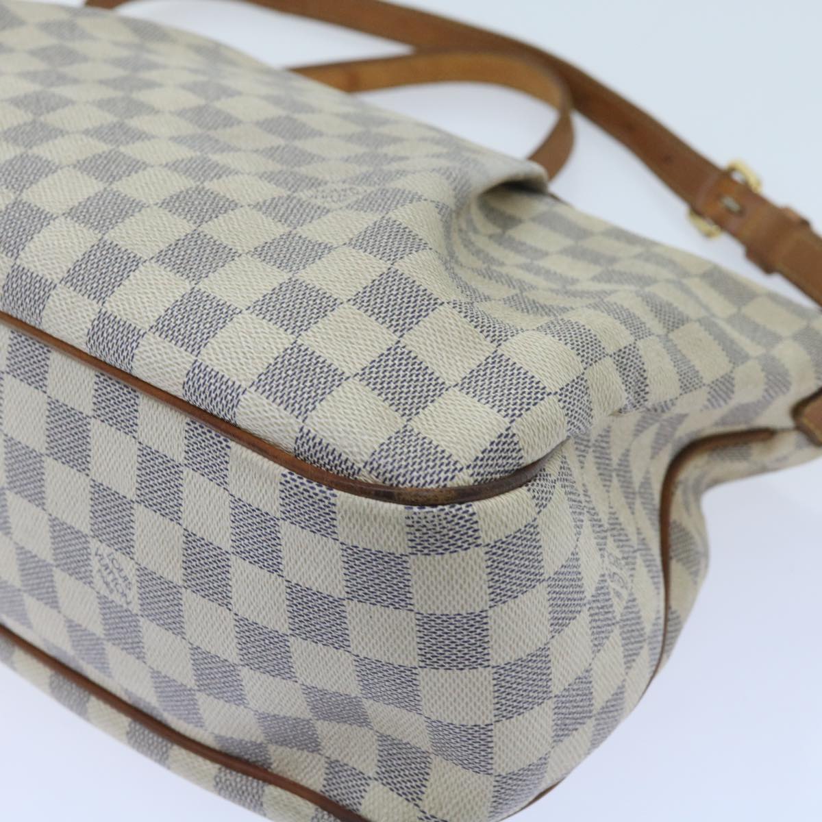 LOUIS VUITTON Damier Azur Siracusa PM Shoulder Bag N41113 LV Auth bs10028