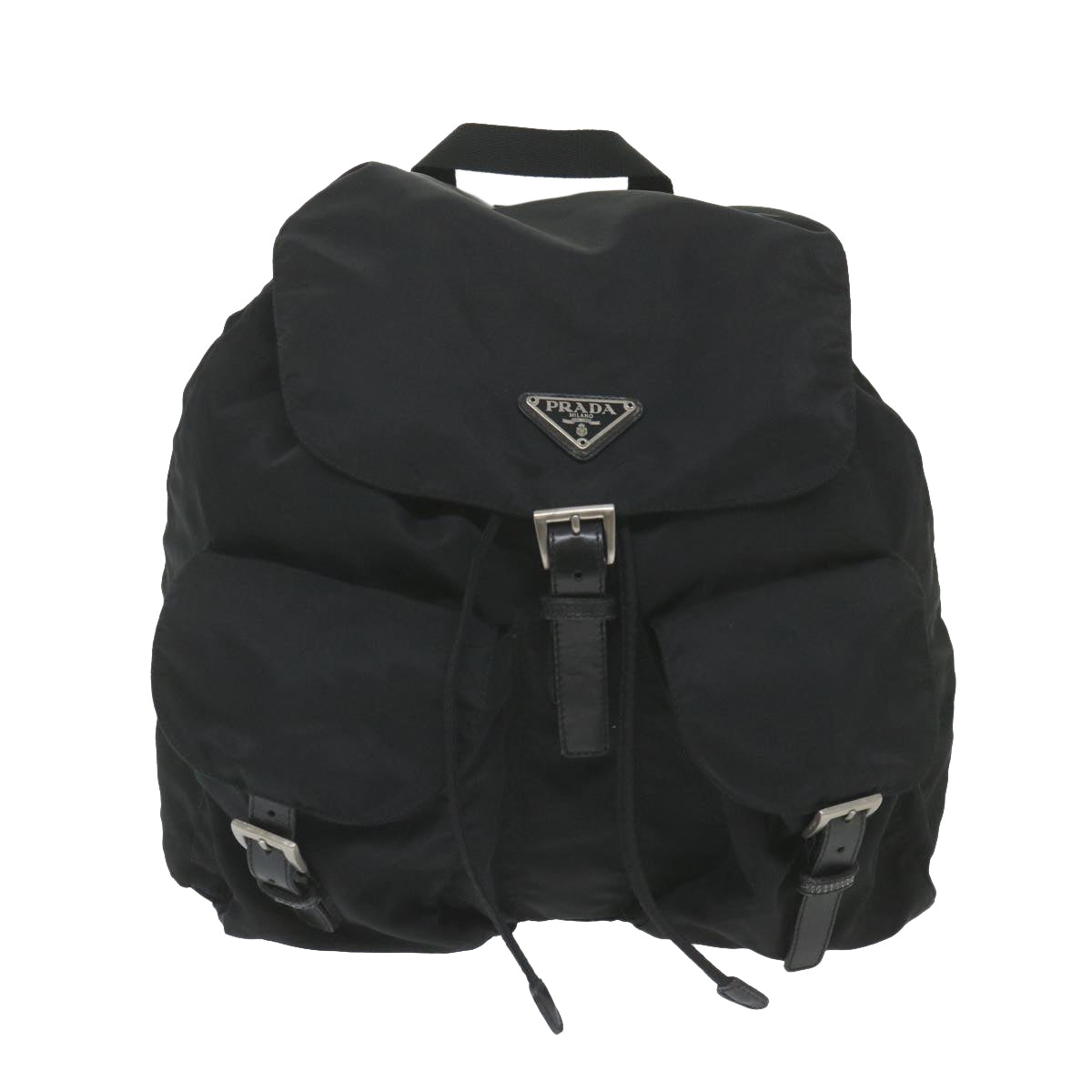 PRADA Backpack Nylon Black Auth bs10126 - 0