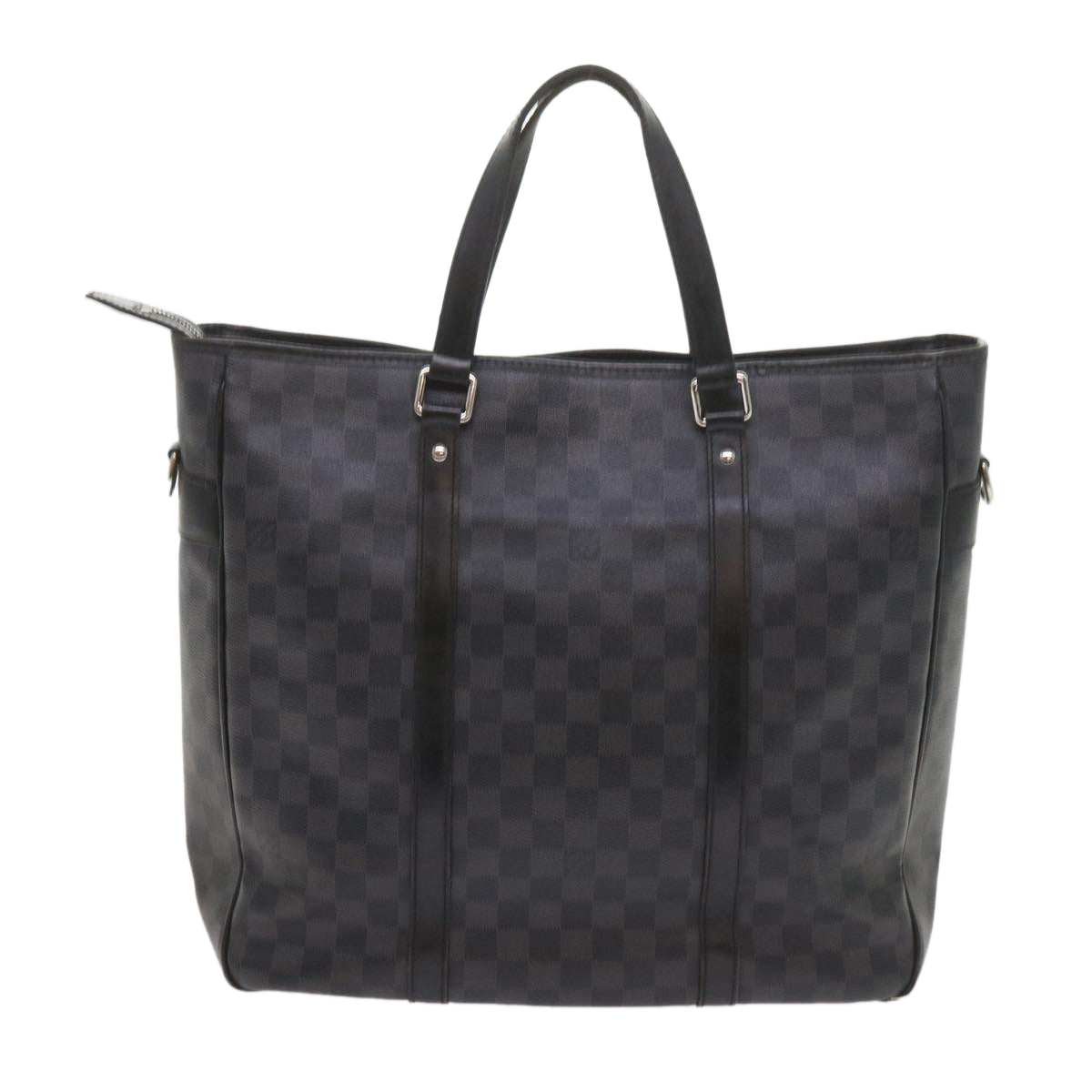 LOUIS VUITTON Damier Graphite Tadao 2way Hand Shoulder Bag N51192 Auth bs10128 - 0