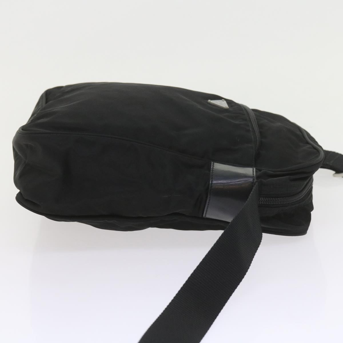 PRADA Shoulder Bag Nylon Black Auth bs10134