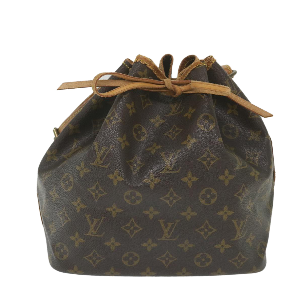 LOUIS VUITTON Monogram Petit Noe Shoulder Bag M42226 LV Auth bs10138