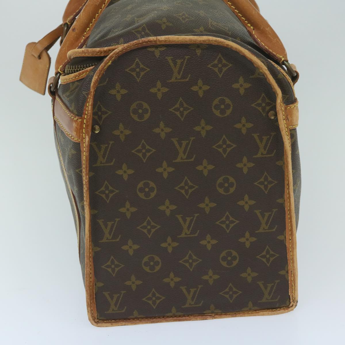 LOUIS VUITTON Monogram Sac Shan 40 Pet Carry M42024 LV Auth bs10142