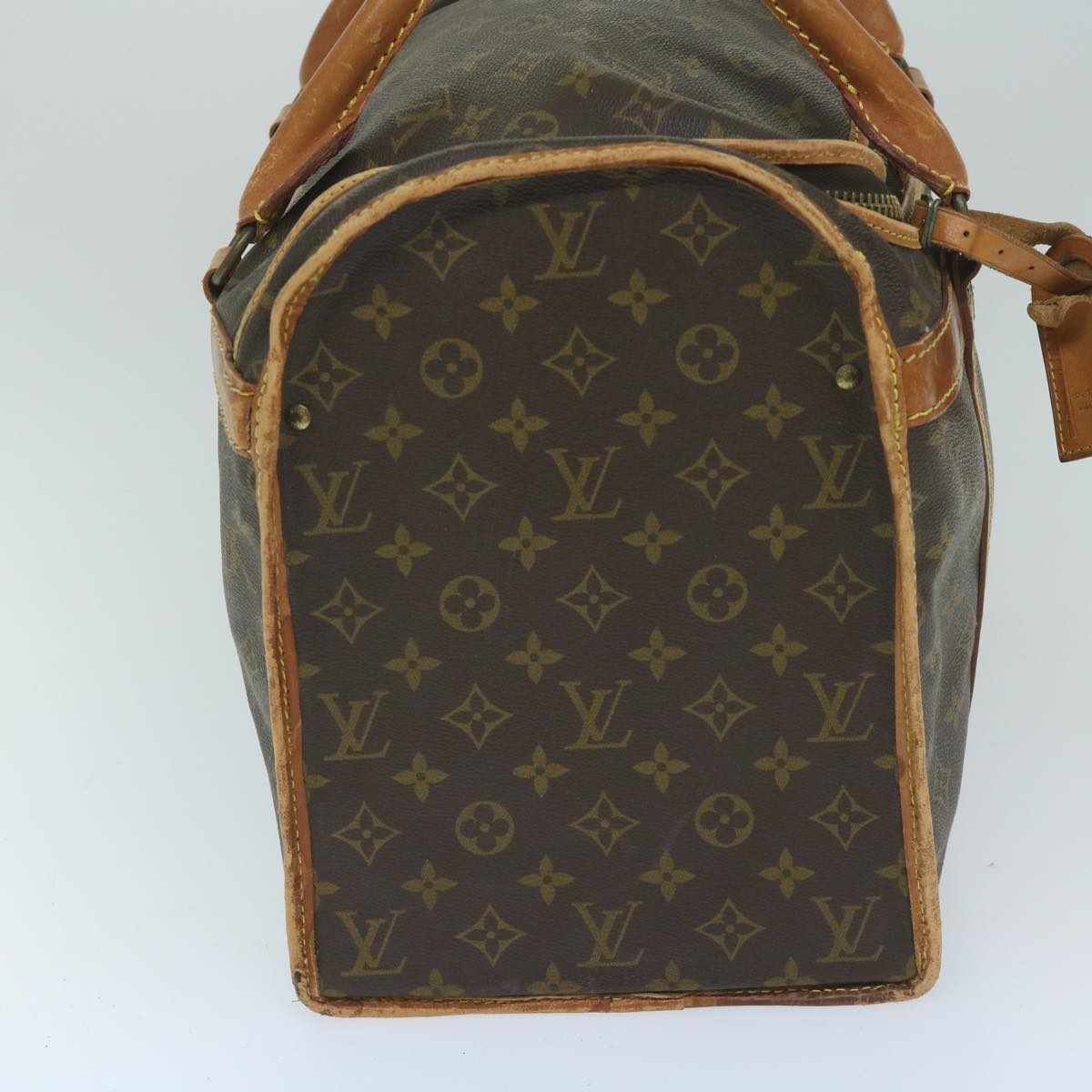 LOUIS VUITTON Monogram Sac Shan 40 Pet Carry M42024 LV Auth bs10142