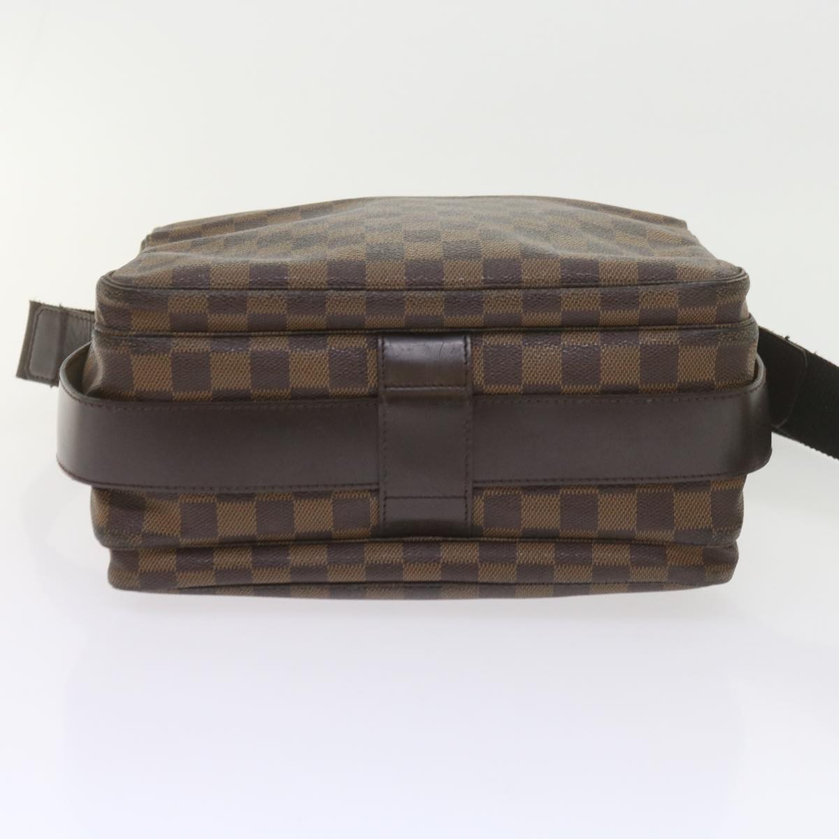 LOUIS VUITTON Damier Ebene Naviglio Shoulder Bag N45255 LV Auth bs10143