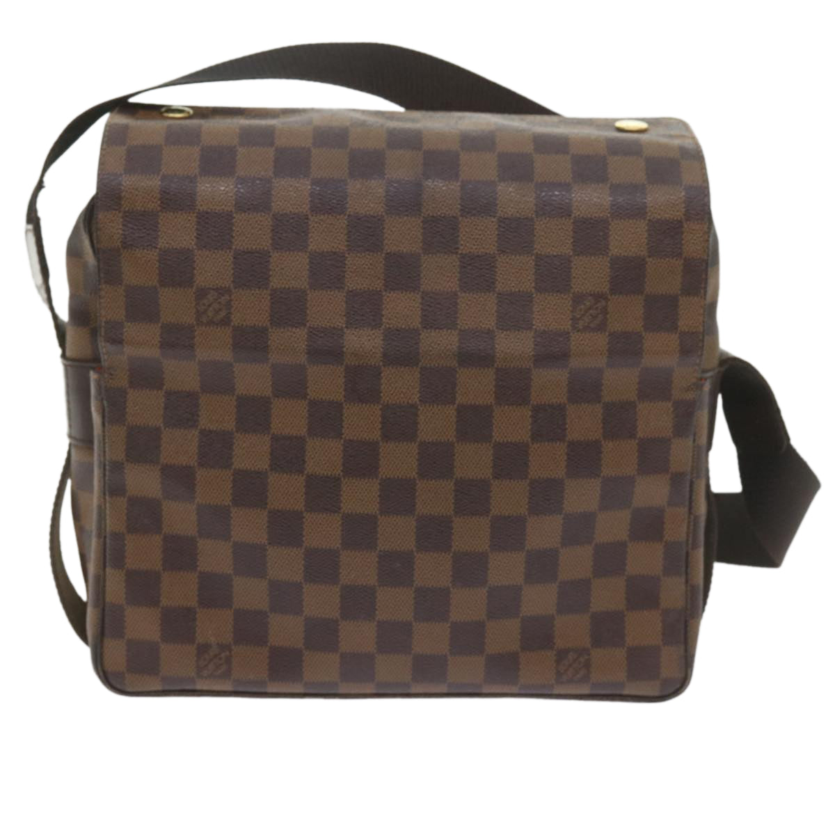 LOUIS VUITTON Damier Ebene Naviglio Shoulder Bag N45255 LV Auth bs10143