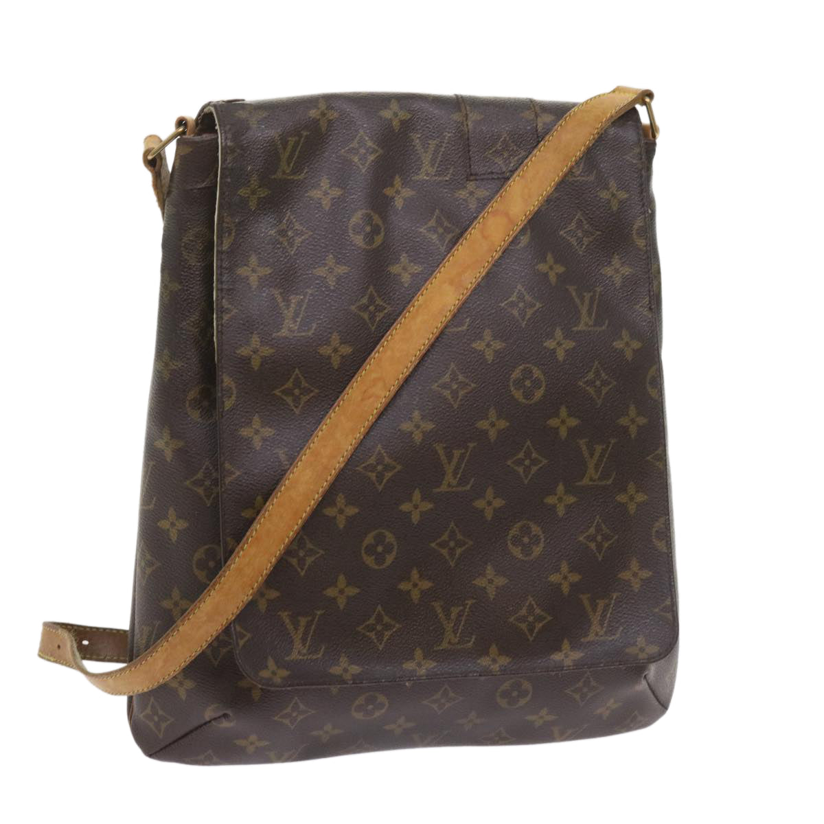 LOUIS VUITTON Monogram Musette Shoulder Bag M51256 LV Auth bs10144