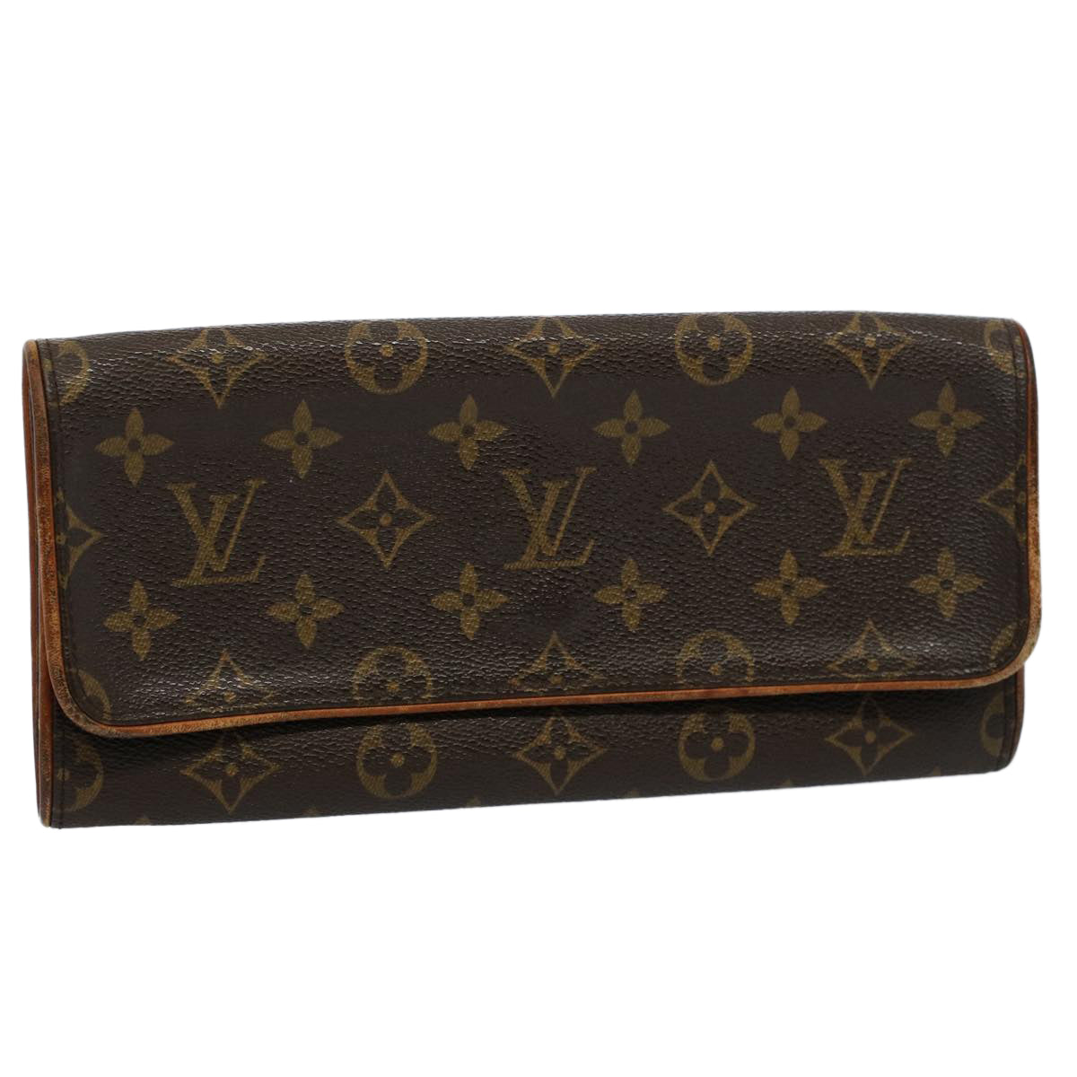 LOUIS VUITTON Monogram Pochette Twin GM Shoulder Bag M51852 LV Auth bs10209