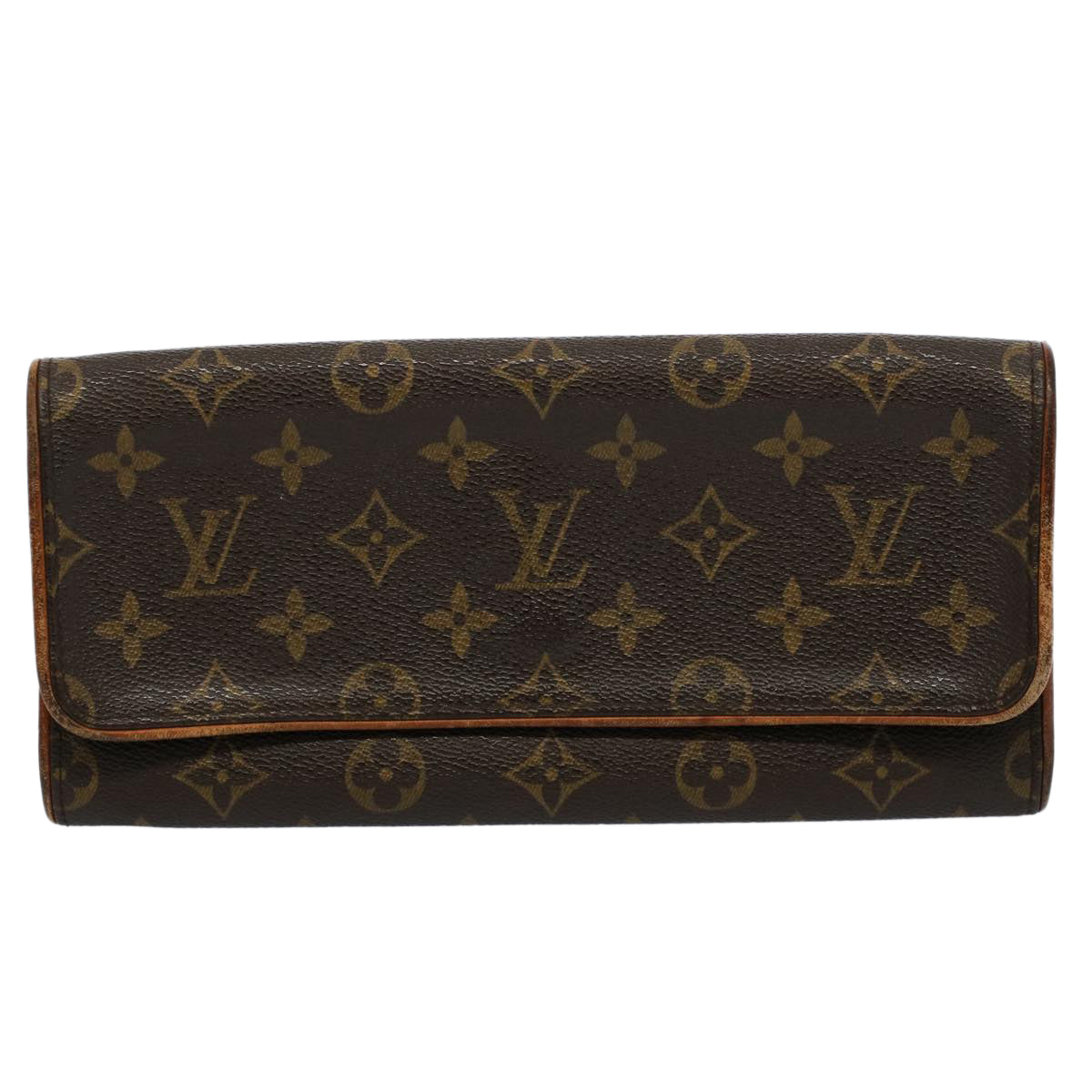 LOUIS VUITTON Monogram Pochette Twin GM Shoulder Bag M51852 LV Auth bs10209