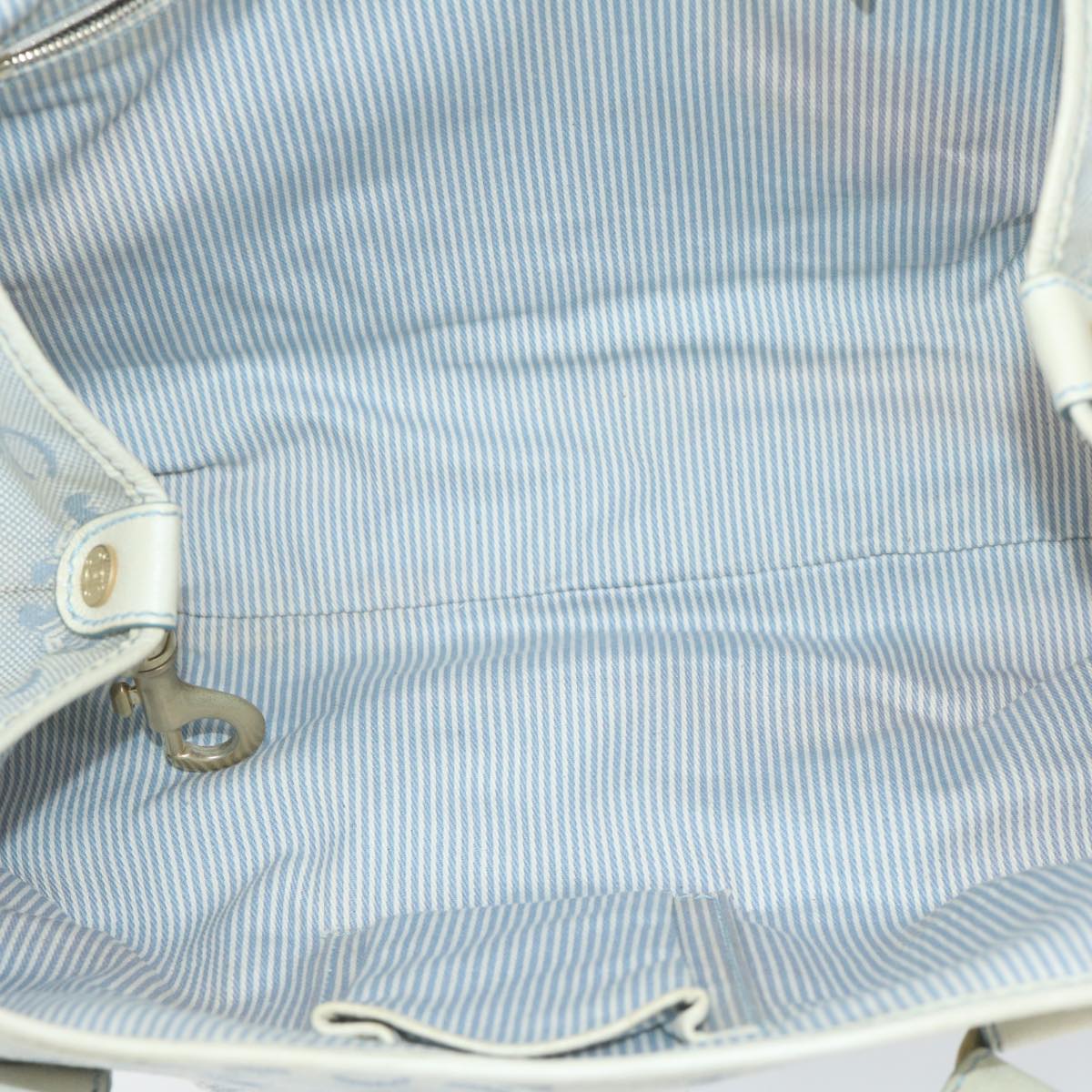 CELINE C Macadam Canvas Shoulder Bag 3Set Brown Blue Auth bs10217