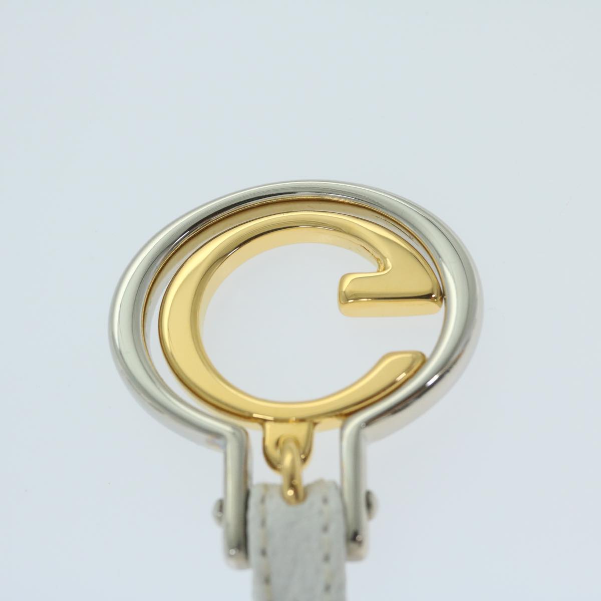 GUCCI Necklace Key Holder Metal 2Set Gold Silver Auth bs10239