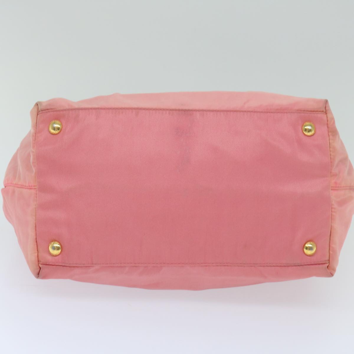PRADA Hand Bag Nylon Pink Auth bs10274