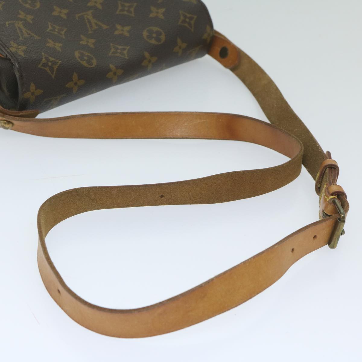 LOUIS VUITTON Monogram Cartouchiere MM Shoulder Bag M51253 LV Auth bs10278