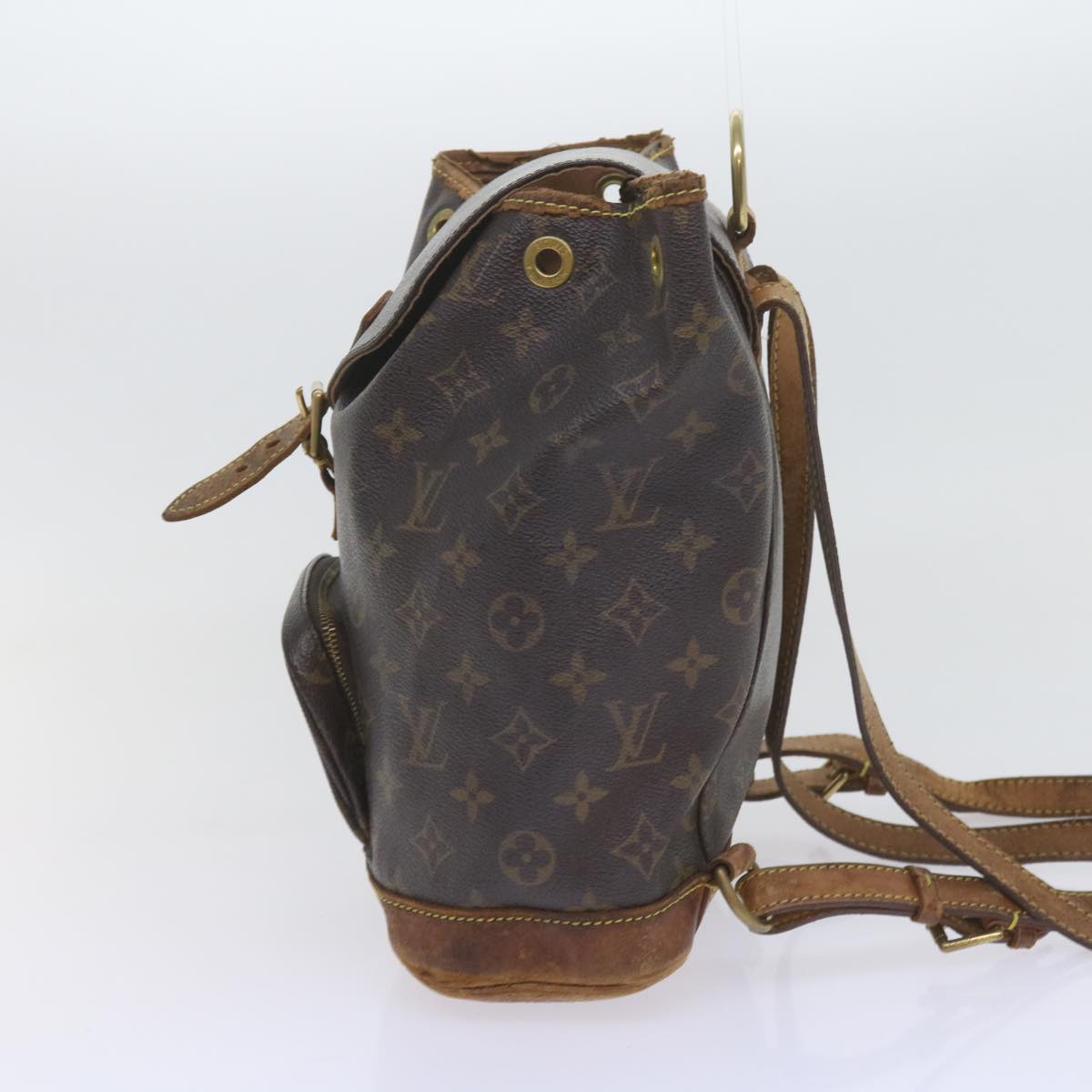 LOUIS VUITTON Monogram Montsouris MM Backpack M51136 LV Auth bs10284