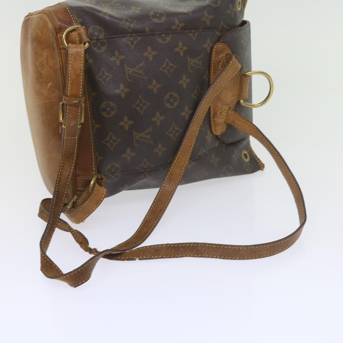 LOUIS VUITTON Monogram Montsouris MM Backpack M51136 LV Auth bs10284