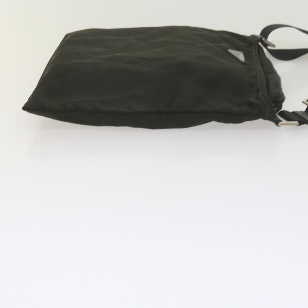 PRADA Shoulder Bag Nylon Black Auth bs10288