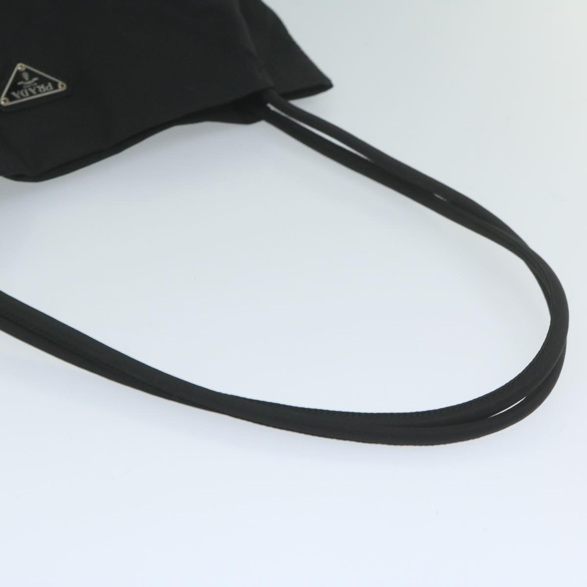 PRADA Shoulder Bag Nylon Black Auth bs10318