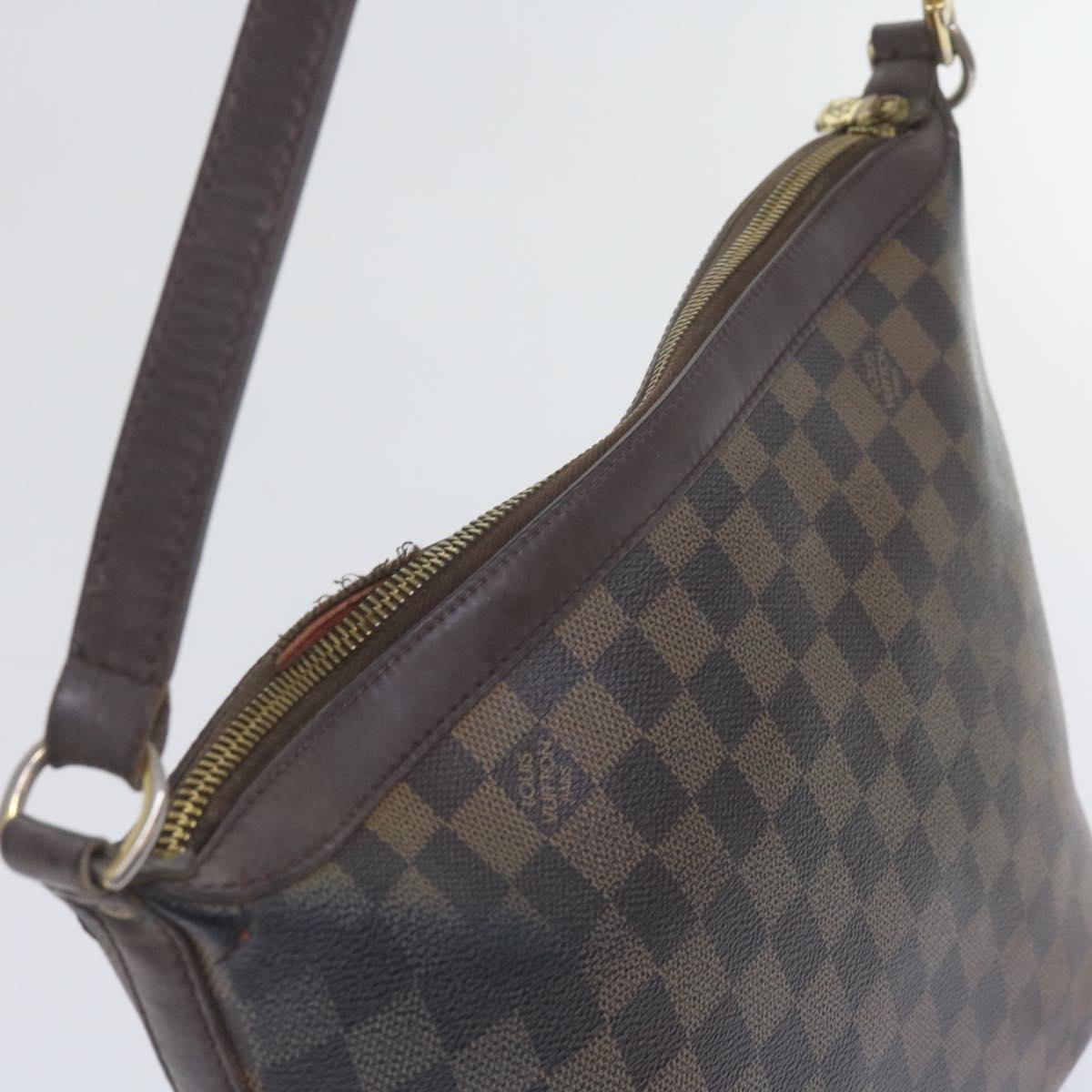 LOUIS VUITTON Damier Ebene Illovo PM Shoulder Bag N51996 LV Auth bs10336