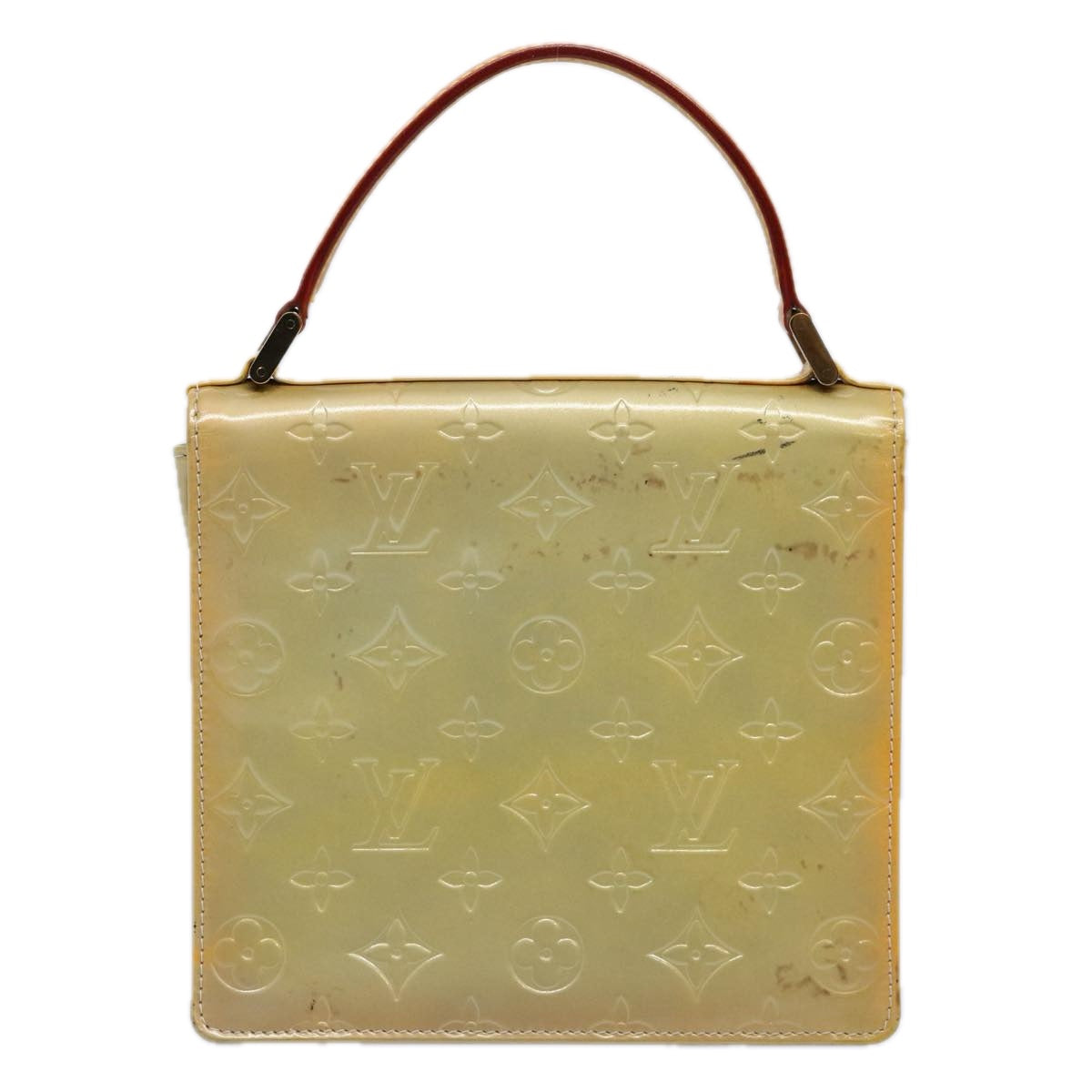 LOUIS VUITTON Monogram Vernis Spring Street Hand Bag Gris M91029 LV Auth bs10339 - 0