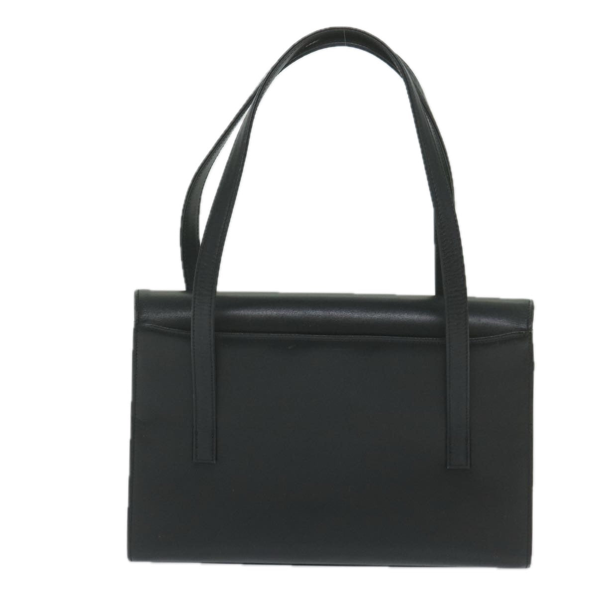VALENTINO Shoulder Bag Leather Black Auth bs10357 - 0