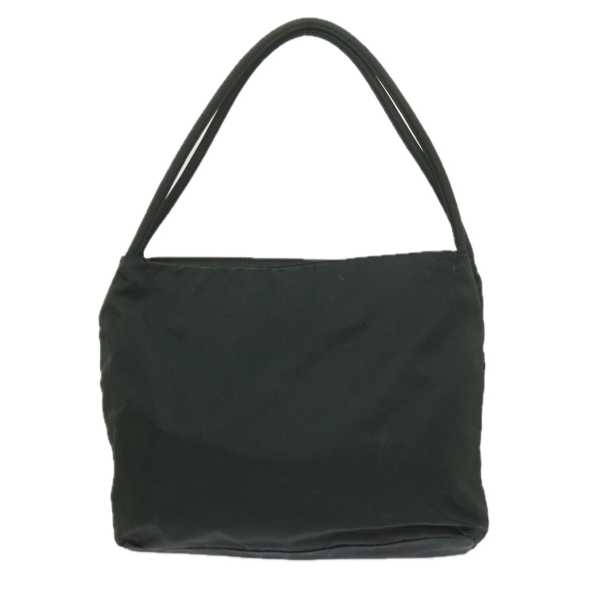 PRADA Tote Bag Nylon Green Auth bs10361