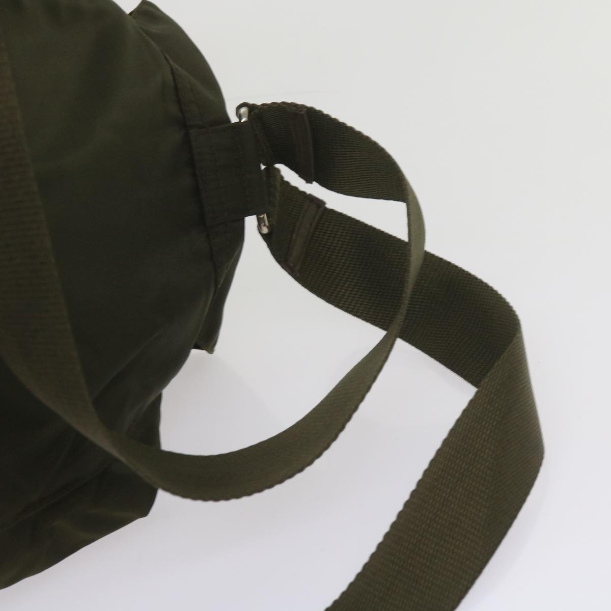 PRADA Backpack Nylon Khaki Auth bs10382